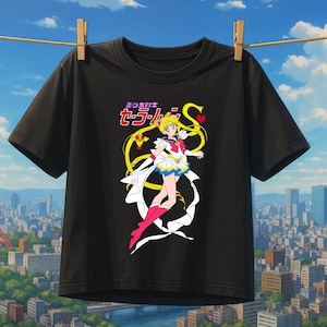 Sailor Moon Anime Shirt: Usagi Tsukino Transformation Tee, Retro Magical Girl Fan Gift