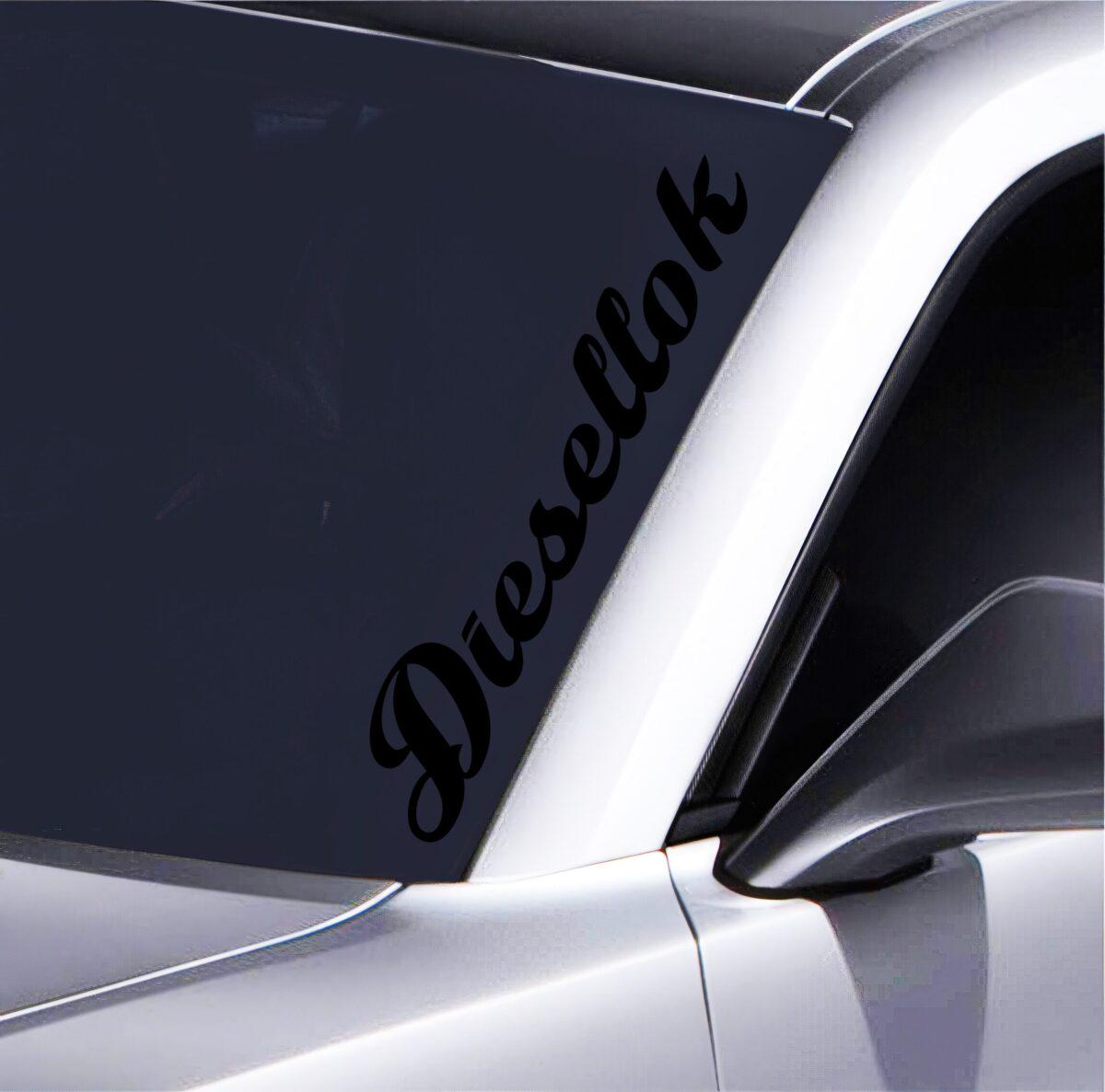 Diesel Locomotive Car Sticker - Funny Lettering for Diesel Vehicles 55 ...