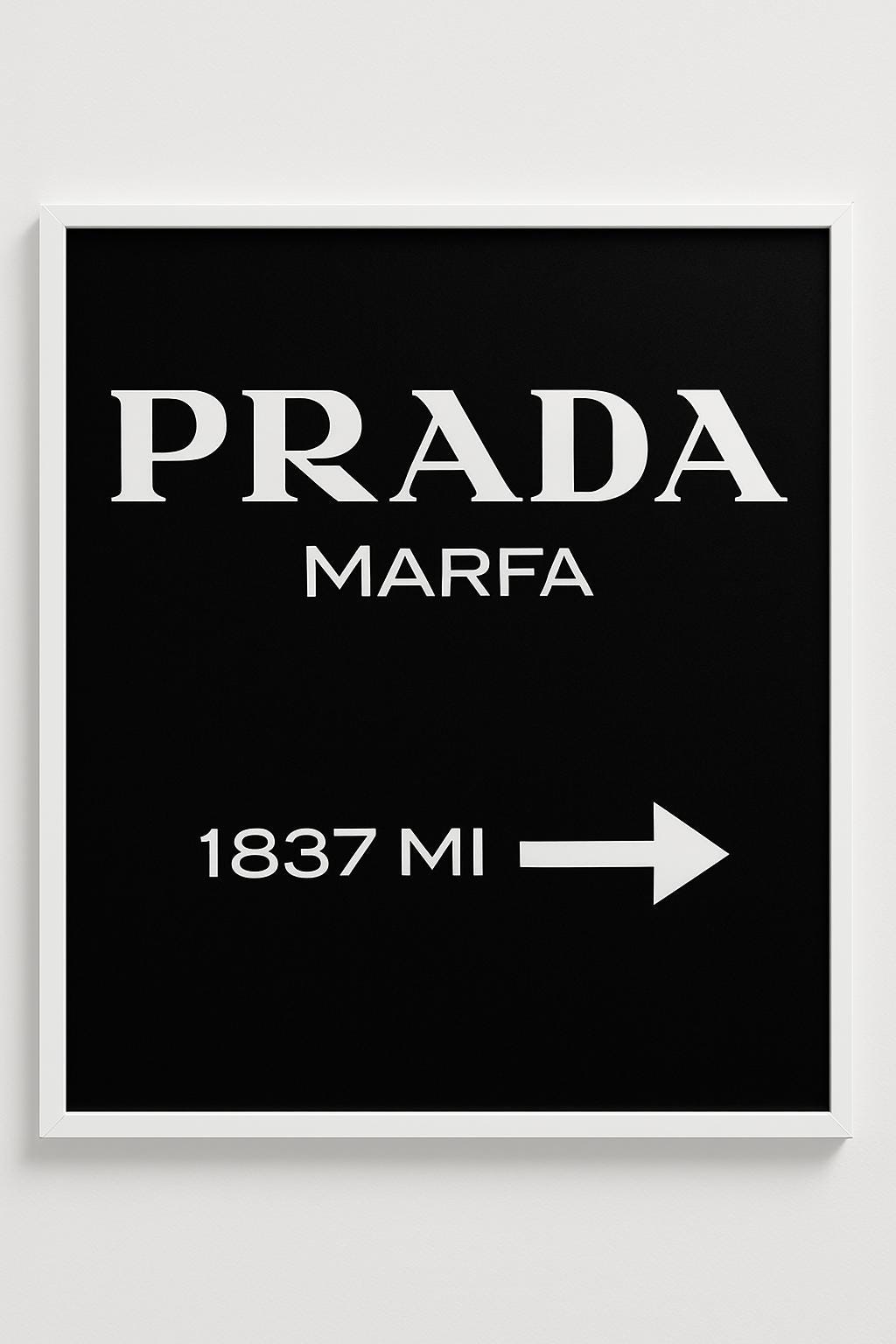 Prada Marfa Sign - Etsy