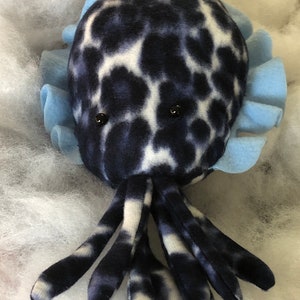 Cuttlefish Plush, Cuttle Fish to Cuddle, Hand Crafted Sea Animals Miniature, Stuffed Toy, Sea Animals / The Kings of Camouflage