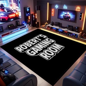 Video Game Rug, Retro Game Rug, Retro Game Decor,Game Room Rug, Gamer Rug, Game Room Decor, Player Rug, Popular Rug, Area Rug, Kids Room Rug