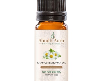 Roman Chamomile Essential Oil | 100% Pure, Natural, and Undiluted | Therapeutic Grade Oils for Aromatherapy & Diffuser - 5 ML To 1000 ML