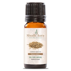 Carrot Seed Essential Oil | 100% Pure, Natural, and Undiluted | Therapeutic Grade Premium Oils for Aromatherapy & Diffuser - 5 ML To 1000 ML