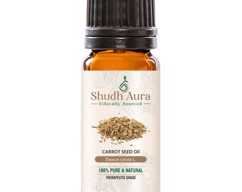 Aceite esencial de semilla de zanahoria / 100 % puro, natural y sin diluir / Aceites premium de grado terapéutico para aromaterapia y difusor - 5 ml a 1000 ml
