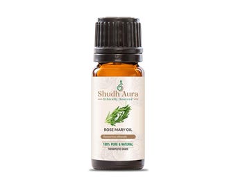 Rosemary Essential Oil | 100% Pure, Undiluted and Natural | Therapeutic Grade Premium Oils for Aromatherapy & Diffuser - 5 ML To 1000 ML