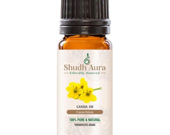 Huile essentielle de casse - Cinnamomum Cassia | Huiles thérapeutiques 100 % pures, naturelles pour l'aromathérapie, le diffuseur et le bricolage - 5 ml à 1 000 ml
