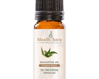 Eucalyptus Essential Oil | 100% Pure, Undiluted and Natural | Premium Therapeutic Grade Oils for Aromatherapy & Diffuser - 5 ML To 1000 ML