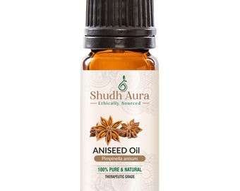 Aniseed Essential Oil - Pimpinella Anisum | 100% Pure, Natural, Therapeutic Grade Oils for Aromatherapy, Diffuser, & DIY - 5 ML To 1000 ML