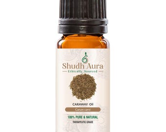 Caraway Essential Oil - Carum Carvi | 100% Pure, Natural, Therapeutic Grade Oils for Aromatherapy, Diffuser, & DIY - 5 ML To 1000 ML