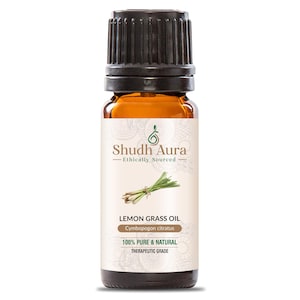 Lemongrass Essential Oil | 100% Pure, Natural, and Undiluted | Premium Therapeutic Grade Oils for Aromatherapy & Diffuser - 5 ML To 1000 ML