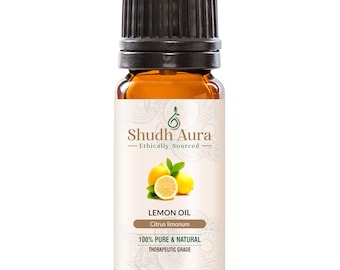 Essentiële citroenolie | 100% puur, natuurlijk en onverdund | Premium therapeutische oliën voor aromatherapie, verstuiver en doe-het-zelvers: 5 ml tot 1000 ml