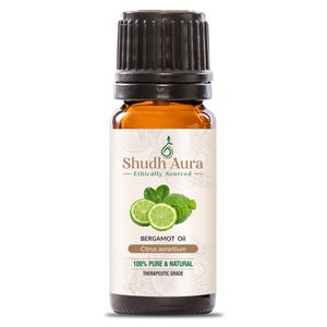 Ätherisches Bergamotteöl - Citrus Bergamia, 100% reines, natürliches, unverdünntes Öl für die Aromatherapie, Diffusor & DIY - 5 ML bis 1000 ML