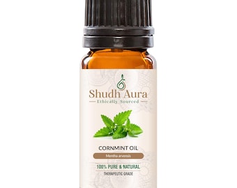 Aceite esencial de menta silvestre / 100 % puro y natural / Aceite terapéutico para aromaterapia, difusores y bricolaje - 5 ml a 1000 ml