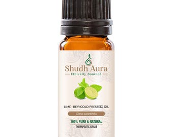 Key Lime Essential Oil | 100% Pure, Undiluted and Natural | Premium Therapeutic Grade Oils for Aromatherapy & Diffuser | 5 ML To 1000 ML