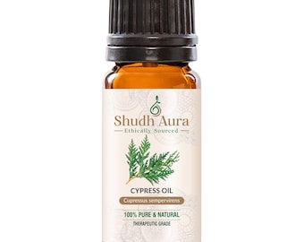 Olejek eteryczny z cyprysu | 100% czysty, nierozcieńczony i naturalny | Olejki terapeutyczne klasy premium do aromaterapii i dyfuzorów - 5 ml do 1000 ml