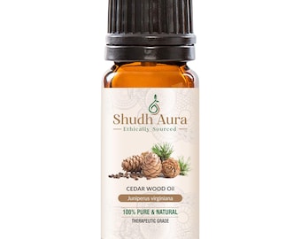 Aceite esencial de cedro / 100 % puro, natural y sin diluir / Aceites de grado terapéutico premium para aromaterapia y difusores - 5 ml a 1000 ml
