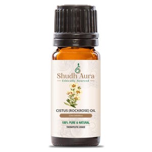Cistus (Rock Rose) Essential Oil | 100% Pure, Natural, and Undiluted | Therapeutic Grade Oils for Aromatherapy & Diffuser - 5 ML To 1000 ML