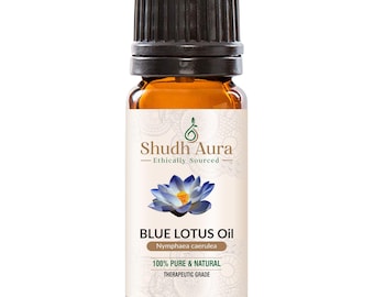 Huile essentielle de lotus bleu | Huile de lotus bleu 100 % pure et naturelle | Huiles premium de qualité thérapeutique pour aromathérapie et diffuseur, 5 ML à 1 000 ML