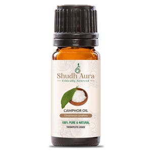 White Camphor Essential Oil | 100% Pure, and Natural | Premium Therapeutic Grade Oils for Aromatherapy, Diffuser, and DIY - 5 ML To 1000 ML