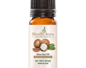 Shea Nut Carrier Oil | African | 100% Pure, Undiluted, and Natural | Therapeutic Grade Oils for Aromatherapy & Diffuser | 5 ML To 1000 ML