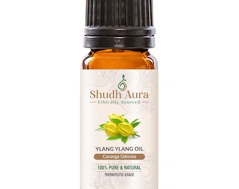 Ylang Ylang Essential Oil - Complete, 100% Pure, Natural, Undiluted Oil for Aromatherapy, Diffuser, & DIY - 5 ML To 1000 ML