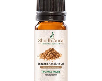 Huile absolue de tabac - Nicotiana Tabacum | Huiles thérapeutiques 100 % pures, naturelles pour l'aromathérapie, le diffuseur et le bricolage - 5 ml à 1 000 ml