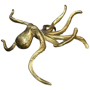 Bronze Handmade Octopus Sculpture - Size 2