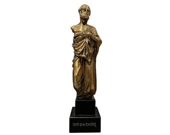 ヒポクラテス像 古代ギリシャ「近代医学の父」彫刻 高さ26 cm - Etsy 日本