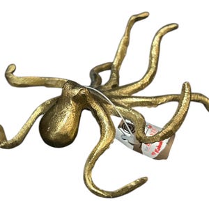 ブロンズ手作りタコ彫刻 - サイズ 1