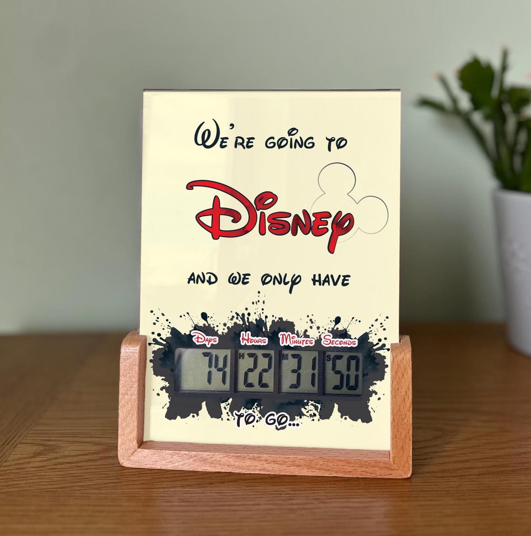 Disney Holiday Countdown Clock