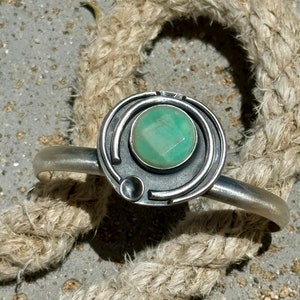 handmade chrysocolla cuff, rustic chrysocolla cuff, chunky boho cuff