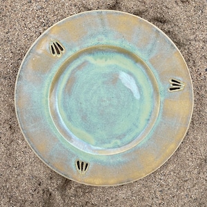 Ceramic platter, handmade ceramic platter, ceramic low bowl