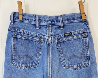 Vintage Damen Wrangler Jeans | Hoch taillierte Cowgirl Jeans | Gerades Bein | Größe 11 Junior