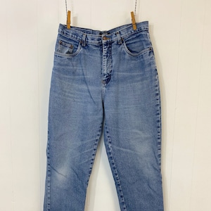 Vintage Bill Blass-jeans uit de jaren 80: katoenen denim met hoge taille, maat 14