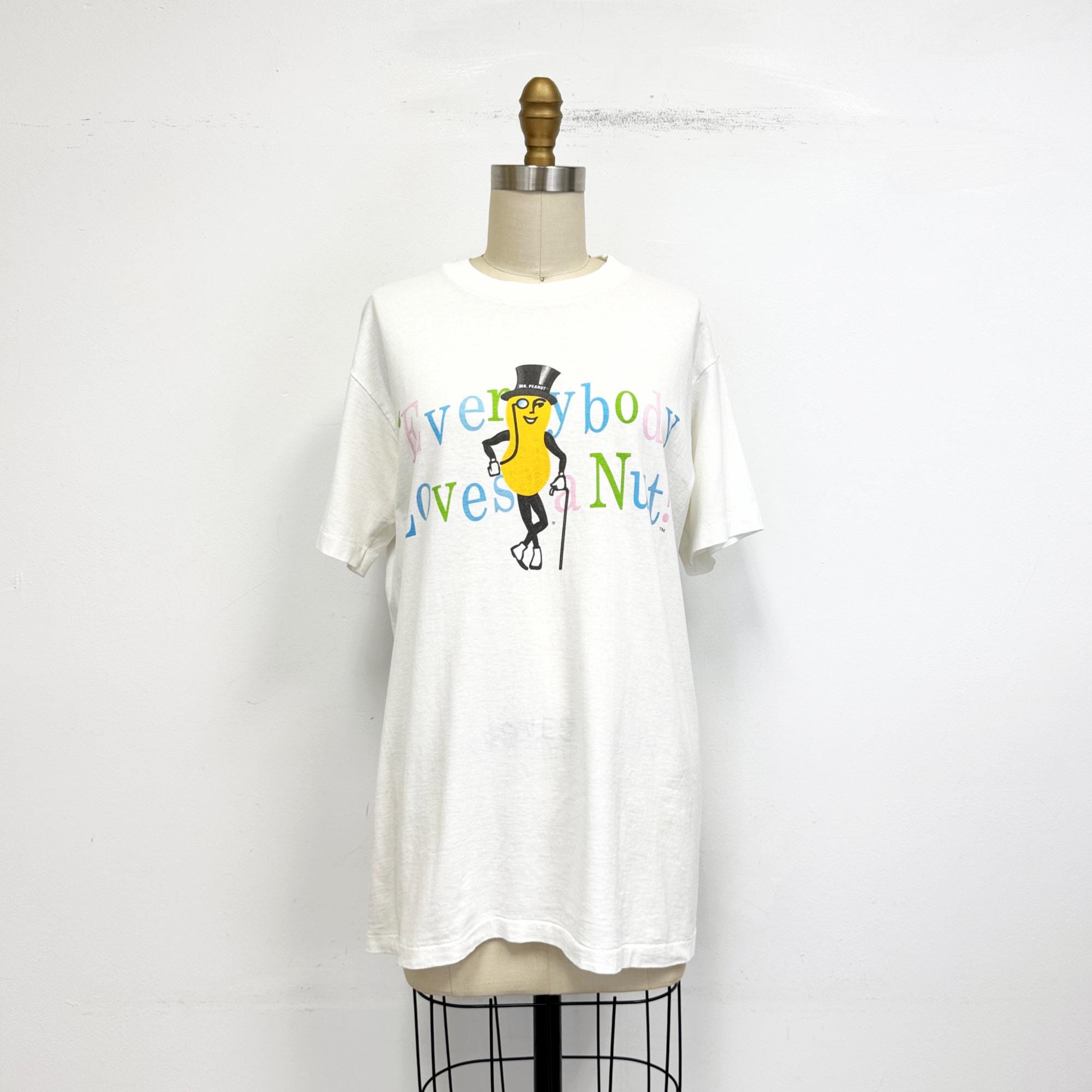 Vintage Mr. Peanut T-shirt | 1980s Planters Peanuts Single Stitch