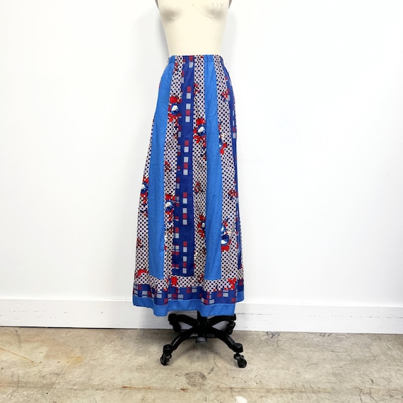 Vintage Chessa Davis Patchwork Max Skirt | Peddle… - image 1