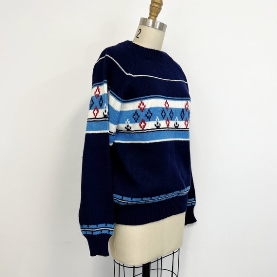 Vintage Ski Sweater | 1960s Soft Acrylic Pull Ove… - image 5