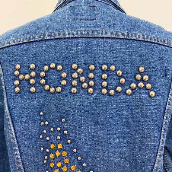 1960s Motorcycle Jacket | Honda Goldwing on a Blu… - image 6