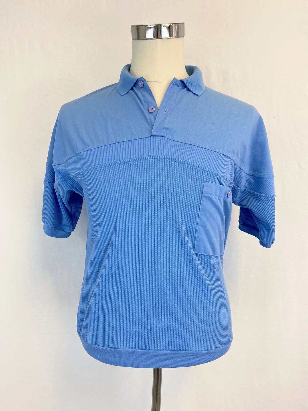 Vintage 80s Men's Huckapoo Shirt Collared Short Sleeve Etsy