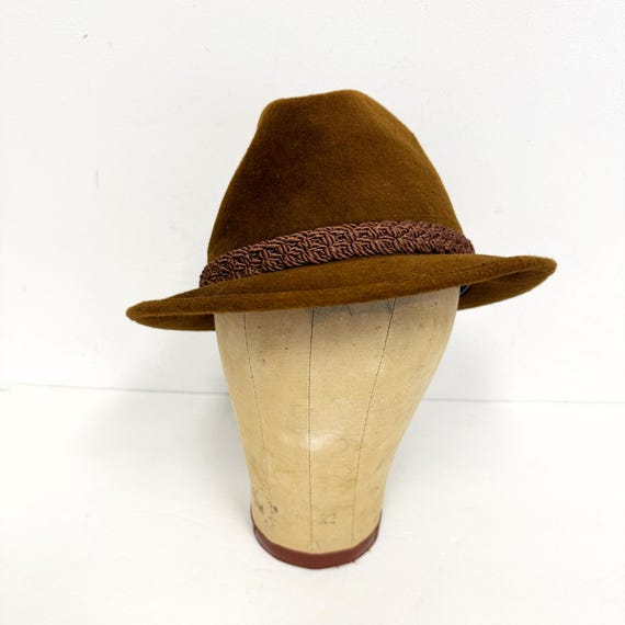 Vintage Stetson Sovereign Men's Hat | Tobacco Brown Velour With