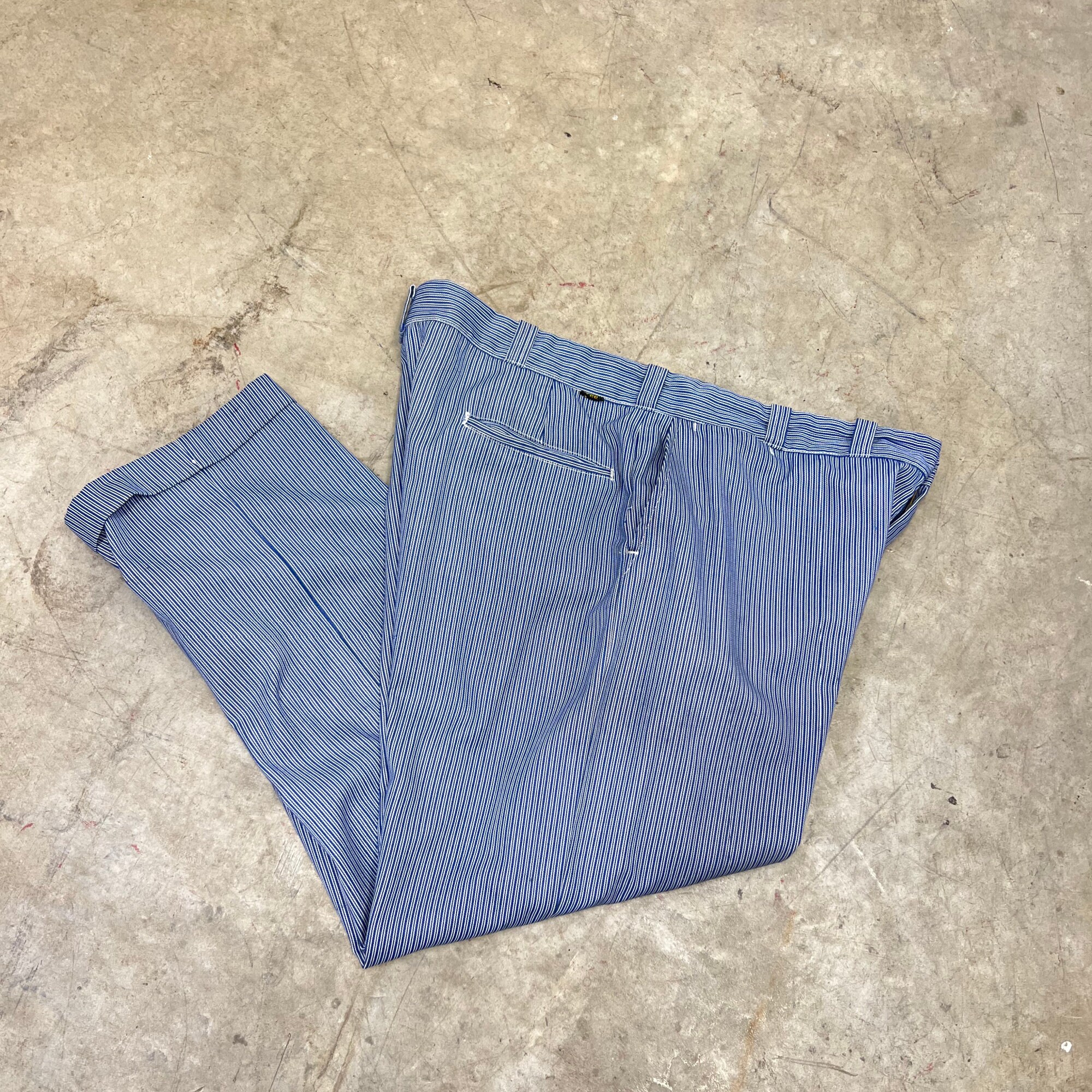 Vintage Lee Striped Work Pants | 1950s Union Made Mens