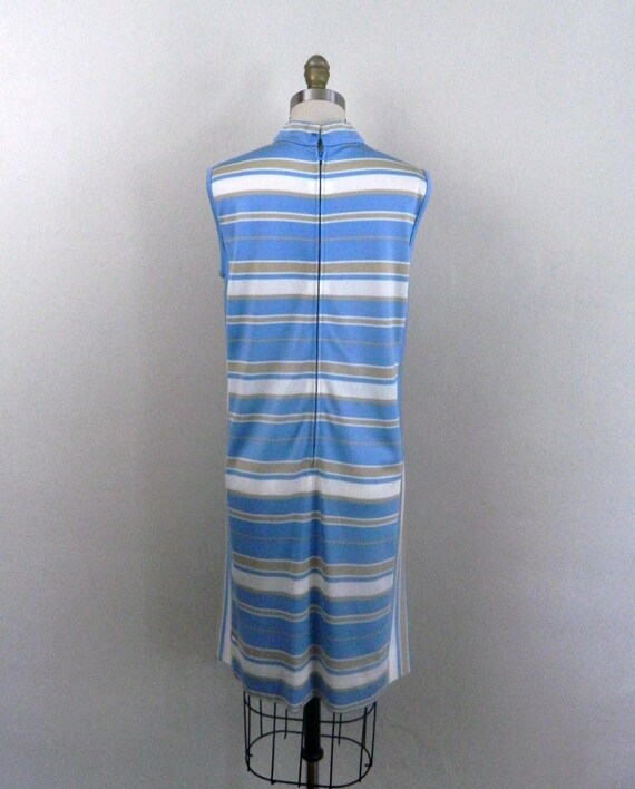 Vintage 60s Striped Shift Dress by  Peck & Peck  … - image 3