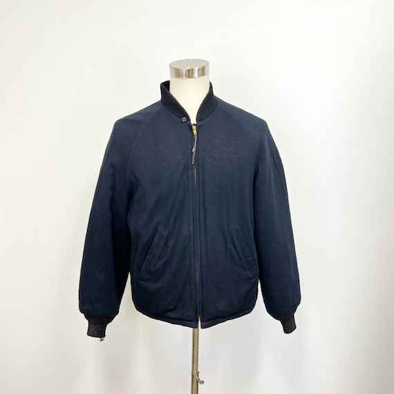 Buy Vintage 50s Lakeland Jacket | Navy Blue Car Club Coat | Talon 