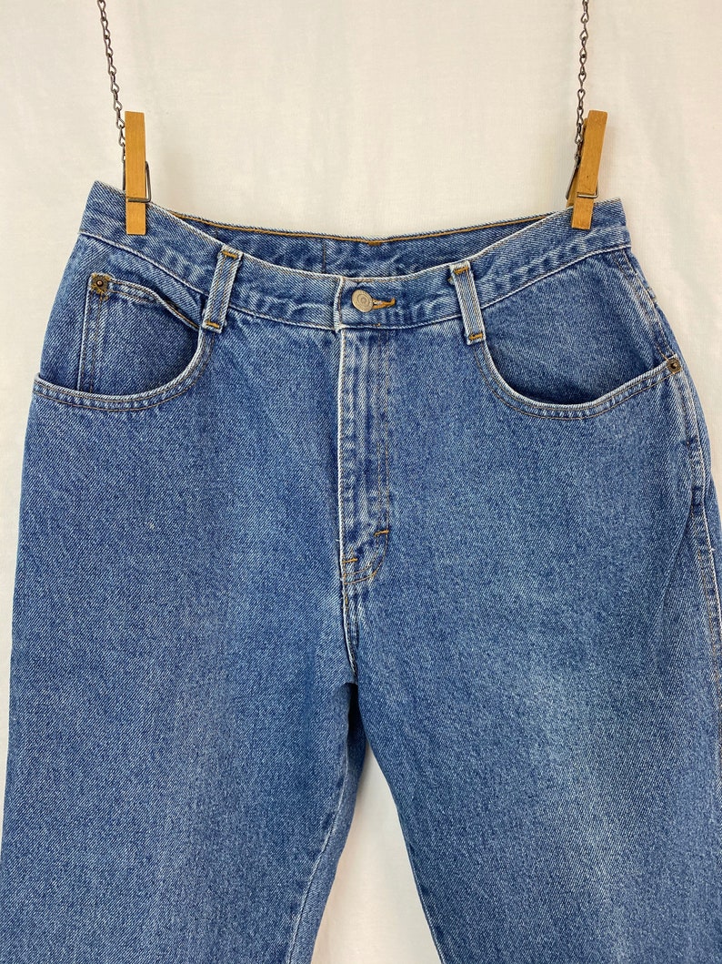 80s High Waist Gitano Jeans Medium Blue Wash 5 Pocket | Etsy