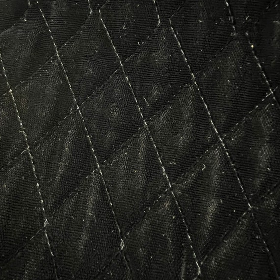 Vintage 1950s Black Velvet Quilted Jacket | Lee J… - image 5