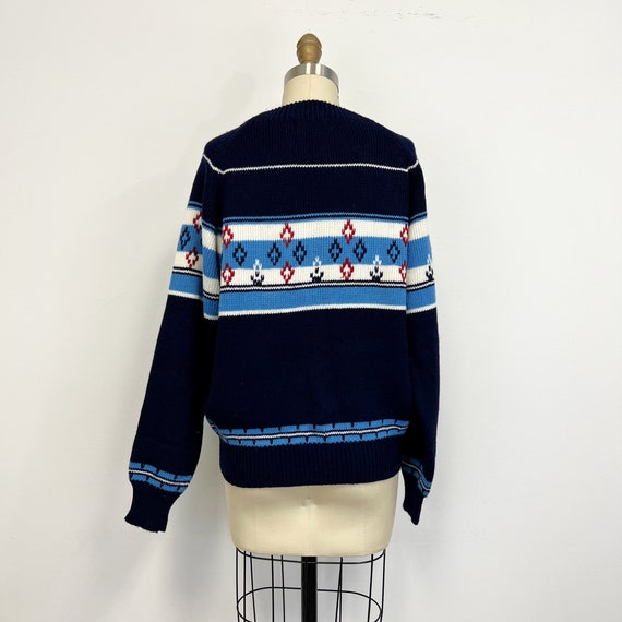 Vintage Ski Sweater | 1960s Soft Acrylic Pull Ove… - image 6