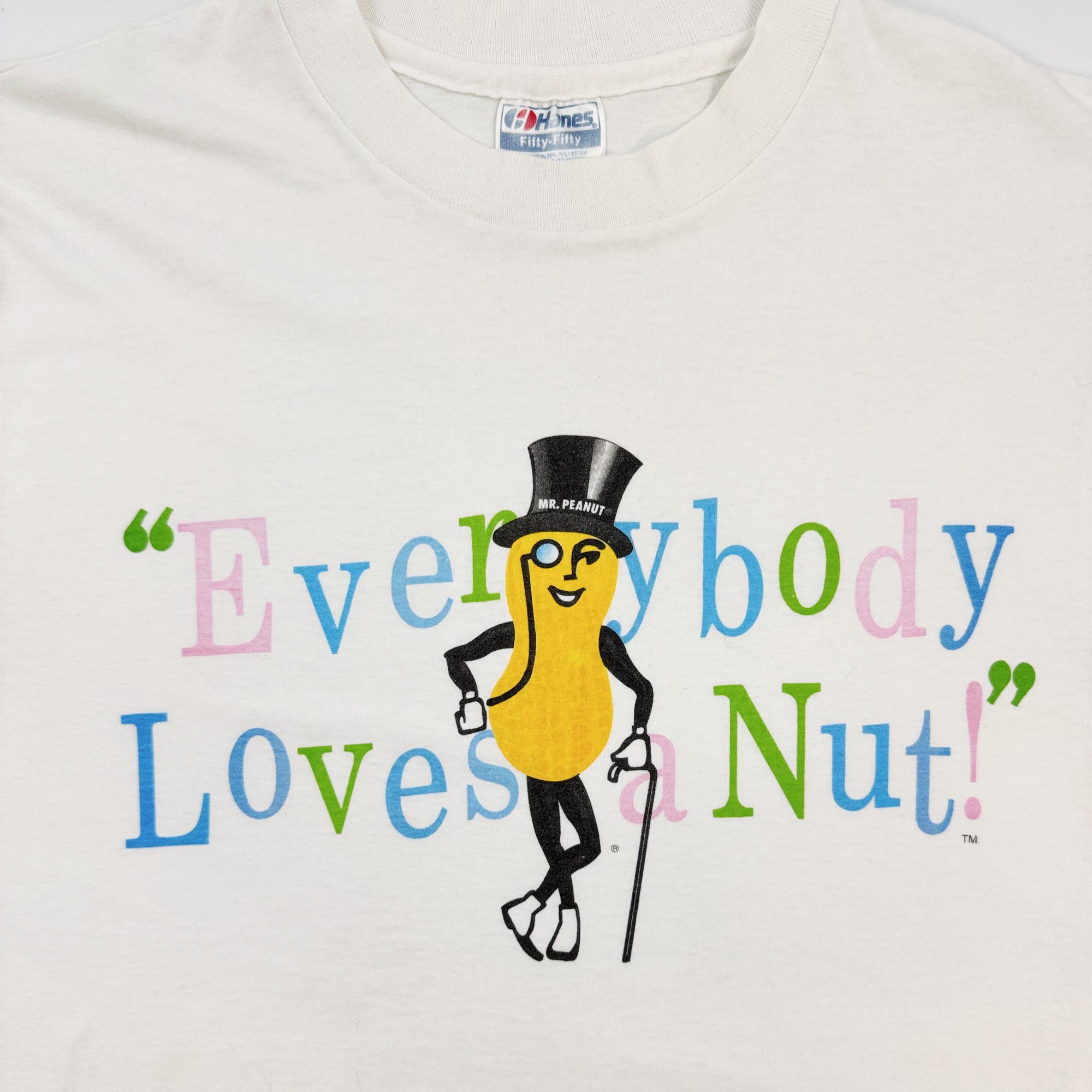 Vintage Mr. Peanut T-shirt | 1980s Planters Peanuts Single Stitch