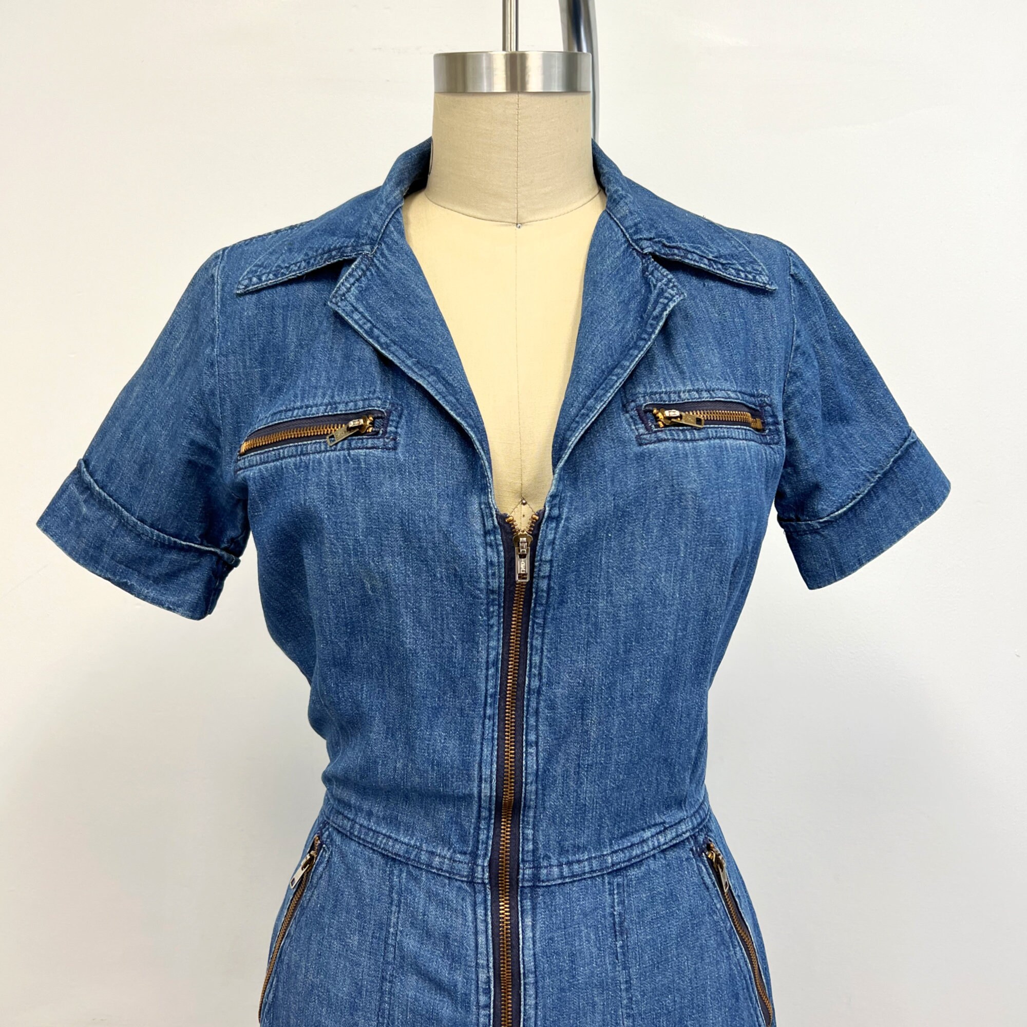 【KOOLOSET】[6oz] Vintage Work Denim Jumper KOOLOSET】[6oz] Vintage Work Denim Jumper