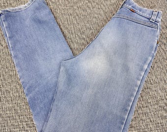 Levi's vintage de mujer de los años 70 / Asiento liso y cintura alta / Talla mediana