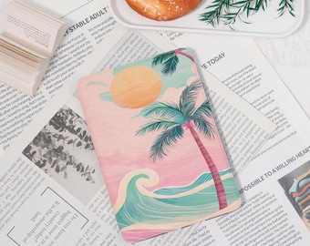 Summer Beach Painting Custom Kindle Case for Kindle Paperwhite 12th/2024/(7&quot;) 11th(6.8&quot;) 10th(6&quot;), Kindle Colorsoft,Kindle 8th10th11th(6&quot;)